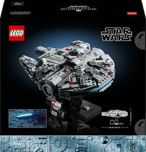 LEGO Star Wars Millennium Falcon 75375 – Star Wars Seven Yetişkin Kadınlar ve Erkekler için İnşa Edilebilen Koleksiyonluk Yaratıcı Starship Model Yapım Seti, Doğum Günü Hediyesi Fikri (921 Parça)