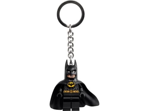 LEGO Süper Kahramanlar Batman Siyah Takım Minifigür Anahtarlık 854235, Siyah, S