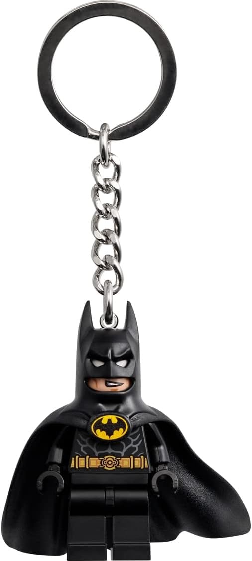 LEGO Süper Kahramanlar Batman Siyah Takım Minifigür Anahtarlık 854235, Siyah, S