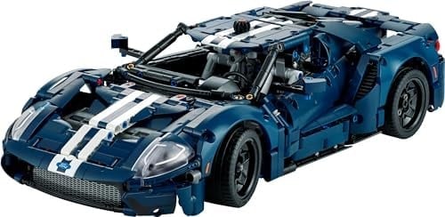 LEGO Technic 2022 Ford GT 42154 - Yetişkinler için Sergilenebilecek bir Supercar Modeli İçeren Sürükleyici bir Yaratıcı Model Yapım Seti (1466 Parça)