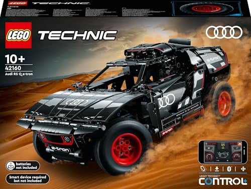 LEGO Technic Audi RS Q e-tron 42160-10 Yaş ve Üzeri Uzaktan Kumandalı Ralli Arabalarını Seven Çocuklar için Yaratıcı Oyuncak Yapım Seti (914 Parça)
