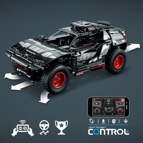 LEGO Technic Audi RS Q e-tron 42160-10 Yaş ve Üzeri Uzaktan Kumandalı Ralli Arabalarını Seven Çocuklar için Yaratıcı Oyuncak Yapım Seti (914 Parça)