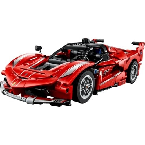LEGO Technic Ferrari FXX K 42212 – 10 Yaş ve Üzeri Çocuklar için STEMe İlgi Uyandıran Model Araba Oyuncak Yapım Seti, Spor Araba Tutkunları İçin Yaratıcı Hediye Fikri ve Eğitici Oyun (897 Parça)