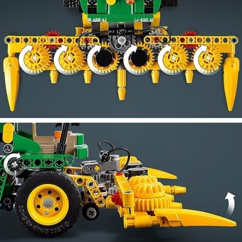 LEGO Technic John Deere 9700 Forage Harvester 42168-9 Yaş ve Üzeri Çocuklar için Tarım Aracı İçeren Koleksiyonluk Yaratıcı Oyuncak Model Yapım Seti, Doğum Günü Hediyesi Fikri (559 Parça)