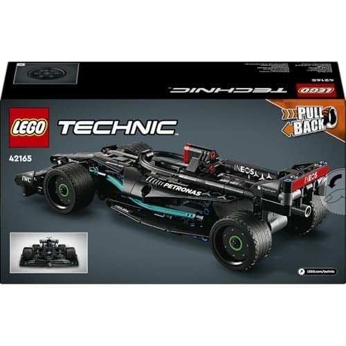 LEGO Technic Mercedes-AMG F1 W14 E Performance Pull-Back 42165-7 Yaş ve Üzeri Çocuklar için Koleksiyonluk Yaratıcı Yarış Arabası Model Yapım Seti, Doğum Günü Hediyesi Fikri (240 Parça)
