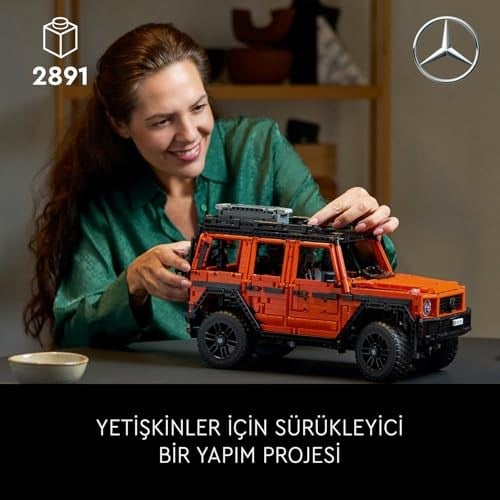 LEGO Technic Mercedez-Benz G 500 PROFESSIONAL Line 42177 | Yetişkinler için Aksesuarlar İçeren Dekoratif Model Yapım Seti, Hediye Fikri (2891 Parça)