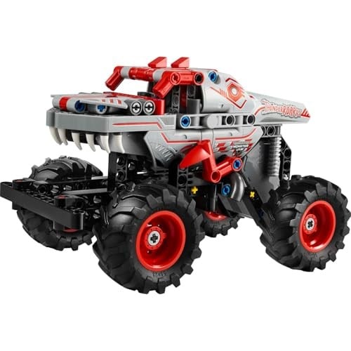 LEGO Technic Monster Jam ThunderROARu Çek-Bırak Oyuncak Kamyon – Yaratıcı Oyunları Seven 7 Yaş ve Üzeri Erkek ve Kız Çocukları için Araç Yapım Seti, Hediye Fikri 42200 (232 Parça)