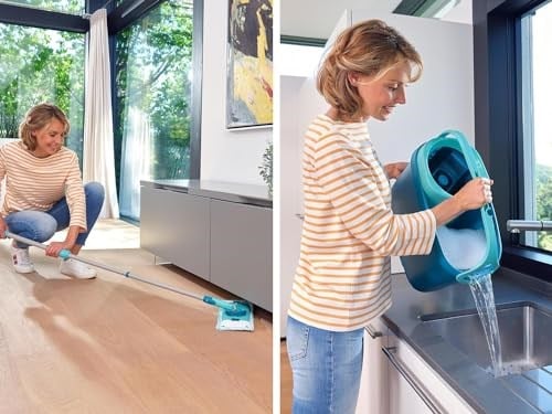 Leifheit Clean Twist Ergo Temizlik Seti M - Seçenekler: Clean Twist M Ergo 2.0 tekerlekli...