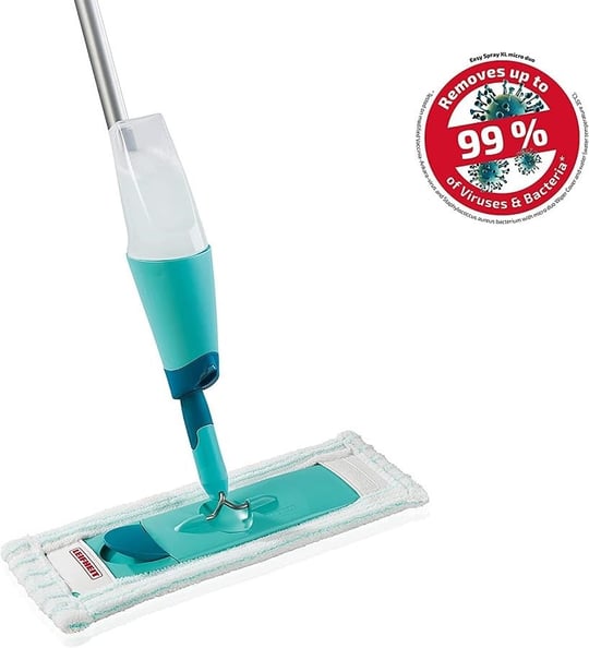 Leifheit Comfort Easy Spray Püskürtmeli Zemin Sileceği - Seçenekler: Püskürtme sileceği, Silecek kılıfı