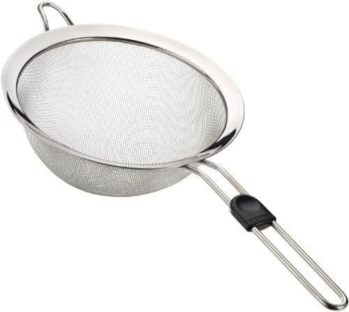 Leifheit Proline Süzgeç 20 Cm | Güvenli tutuşlu ince sap, süzmek ve boşaltmak için, sağlam işçilik, kanca çubuğu için asma halkası