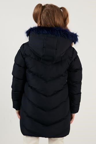 Lela Peluş Astarlı Yakası Suni Kürklü Çıkarılabilir Kapüşonlu Kışlık Mont Kız Çocuk MONT 5761908 - Seçenekler: 5 Yıl, 6 Yıl, 7 Yıl, 11 Yıl, 12 Yıl