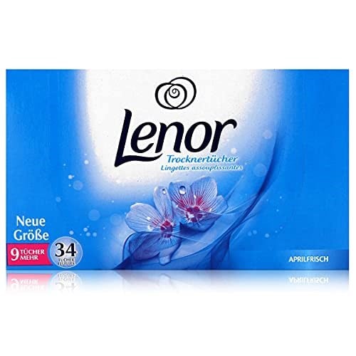 Lenor Kurutma bezleri Aprilfrisch 34 bez - kurutma makinesinde çamaşır bakımı (2li paket)