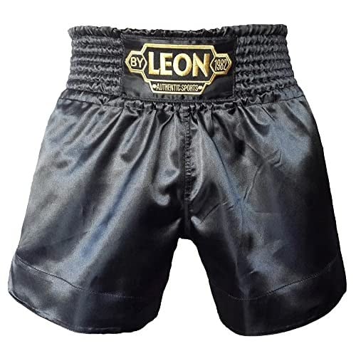 Leon Ground Kick Boks ve Muay Thai Şortu Siyah