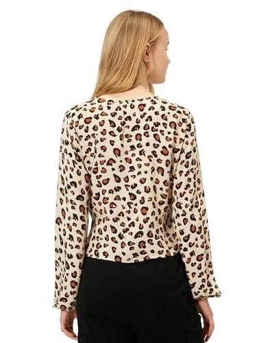 Leopar Desenli Bluz