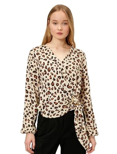 Leopar Desenli Bluz