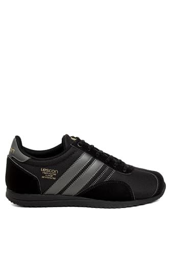 Lescon Campus-M Sneakers Siyah Erkek Spor Ayakkabı