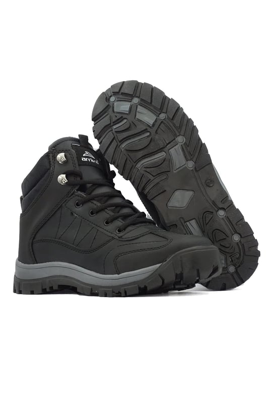 LETAO- Erkek Çocuk Soğuga Dayanıklı Fermuarlı Kürklü Trekking Bot