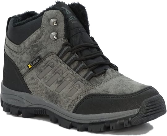 LETAO-Fermuarlı Kürklü Unisex Trekking Bot Soğuga Dayanıklı