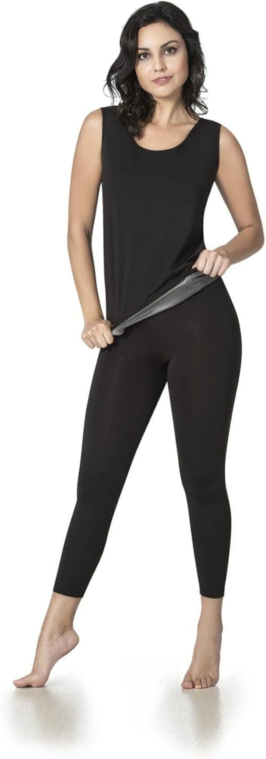 Lets Form Termal Terleten Tayt Atlet Takım (Siyah/XXL)