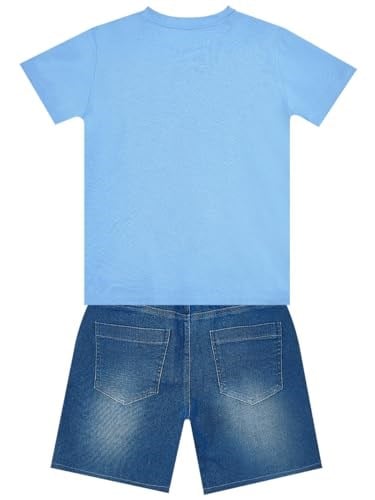 Lets Play Erkek Çocuk T-shirt Denim Şort Takım