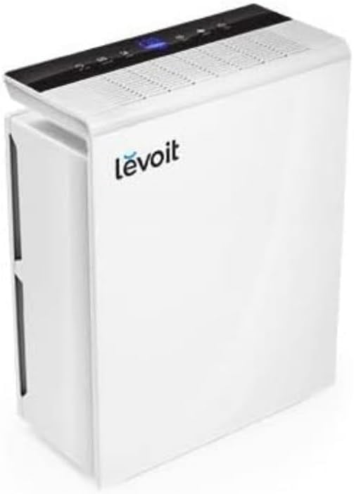 Levoit Otomatik Mod Zamanlayıcı Uyku Modlu, 230 m3/h Cadr HEPA ve Aktif Karbon Filtreli Hava Temizleyici, Beyaz