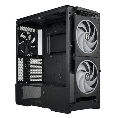 Lian Li Lancool 216 Black 2x160mm ARGB Fan/1x140mm Fan Temperli Cam USB 3.0 Mesh Siyah E-ATX Mid-Tower Gaming (Oyuncu) Kasa