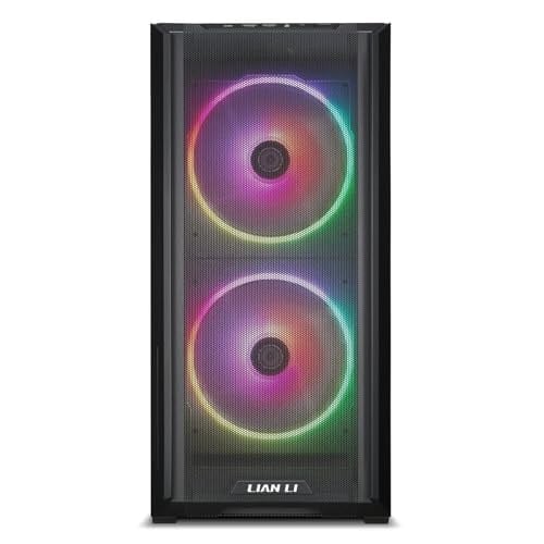 Lian Li Lancool 216 Black 2x160mm ARGB Fan/1x140mm Fan Temperli Cam USB 3.0 Mesh Siyah E-ATX Mid-Tower Gaming (Oyuncu) Kasa