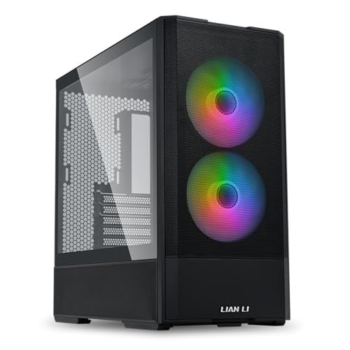 Lian Li Medium Case(2x140mm PWM ARGBfans,2x120 PWMfans) Black
