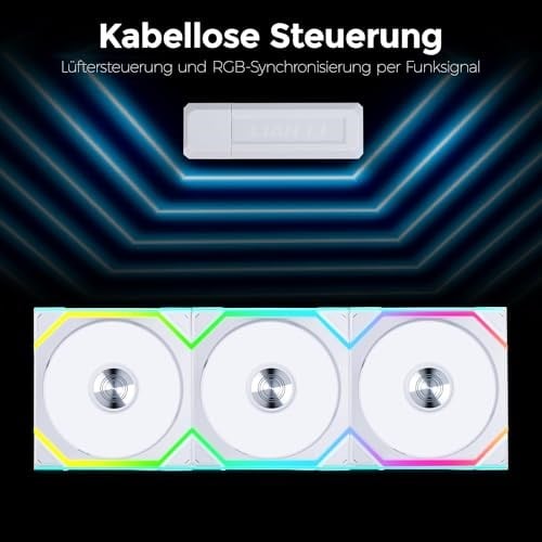 Lian Li UNI FAN REVERSE SL WIRELESS 3x120mm Beyaz Kasa Fanı (G99.12RSL1W3W.00)