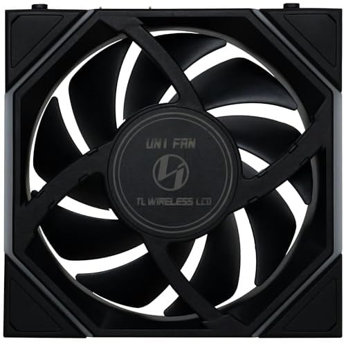 Lian Li UNI FAN REVERSE TL WIRELESS LCD 3x120mm Siyah Kasa Fanı (G99.12RTLLCD1W3B.00)