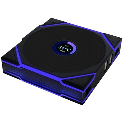 Lian Li UNI FAN REVERSE TL WIRELESS LCD 3x120mm Siyah Kasa Fanı (G99.12RTLLCD1W3B.00)