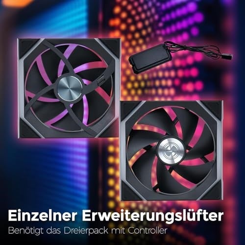 Lian Li UNI FAN SL WIRELESS 1x120mm Siyah Kasa Fanı (G99.12SL1W1B.00)