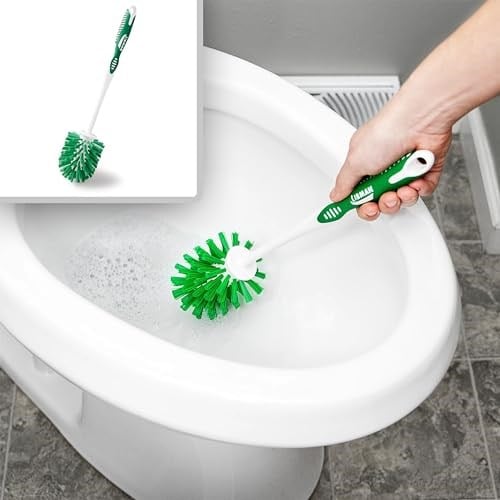 Libman Tasarım Kase Fırçası ve Rafı - Benzersiz Tasarlanmış, Kaliteli Tuvalet Temizleme Seti 2li Paket
