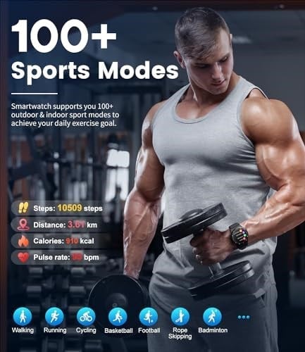 LIGE Akıllı Saat Erkek Bluetooth Telefon Aramaları 1,43 AMOLED Daima Açık Ekran Erkek Akıllı Saat Android ve iOS 100+ Spor Aktivitesi Fitness Takipçisi Siyah Çelik Erkek Akıllı Saat Nabız Sağlık