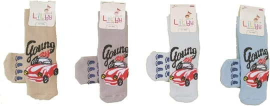 Lilyy Baby & Kids Socks Lilyy Baby & Kids Socks 3 Adet Taban Kaydırmaz Havlu Soket Çorap Çok Renkli 5-6 Yaş