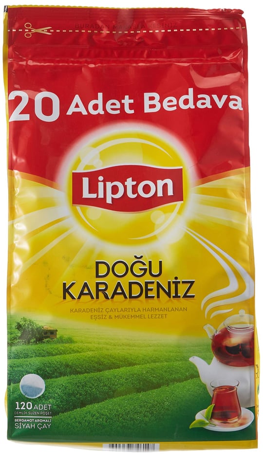 Lipton Doğu Karadeniz Demlik Poşet Çay, 120li