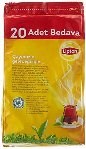 Lipton Doğu Karadeniz Demlik Poşet Çay, 120li