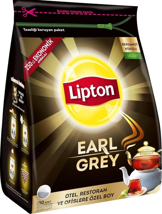Lipton Earl Grey 250li Demlik Poşet Çay