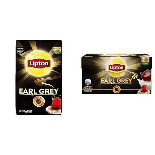 Lipton Earl Grey Avantaj Paketi, 1KG Dökme ve 100lü Demlik Poşet