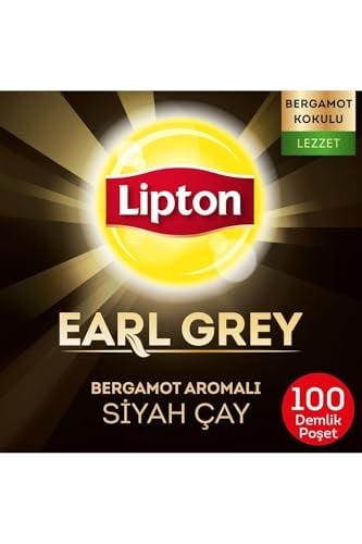 Lipton Earl Grey Poşet Çay Bergamotlu 100lü x 8 Adet