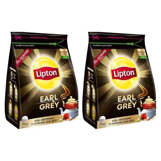 Lipton Early Grey Demlik Poşet Çay 250li x 2 Adet