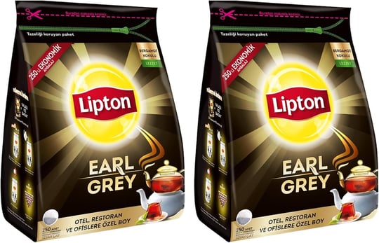 Lipton Early Grey Demlik Poşet Çay 250li x 2 Adet