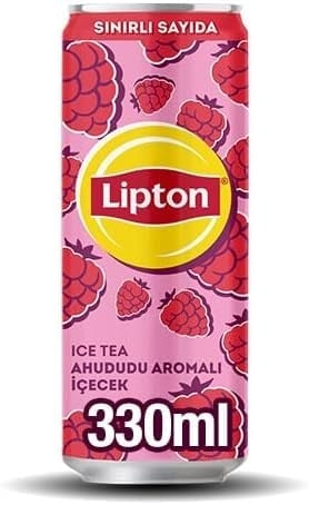 Lipton Ice Tea Ahududu Aromalı Soğuk Çay Kutu 330 Mililitre