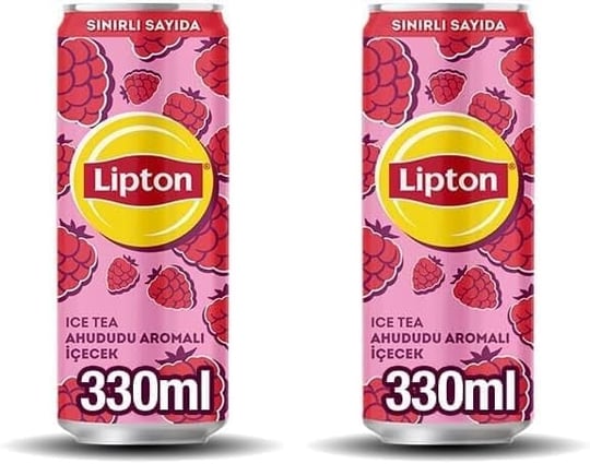 Lipton Ice Tea Ahududu Aromalı Soğuk Çay Kutu 330 Mililitre