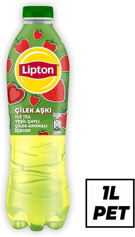 Lipton Ice Tea Çilek Aşkı Soğuk Çay Pet 6 x 1 L