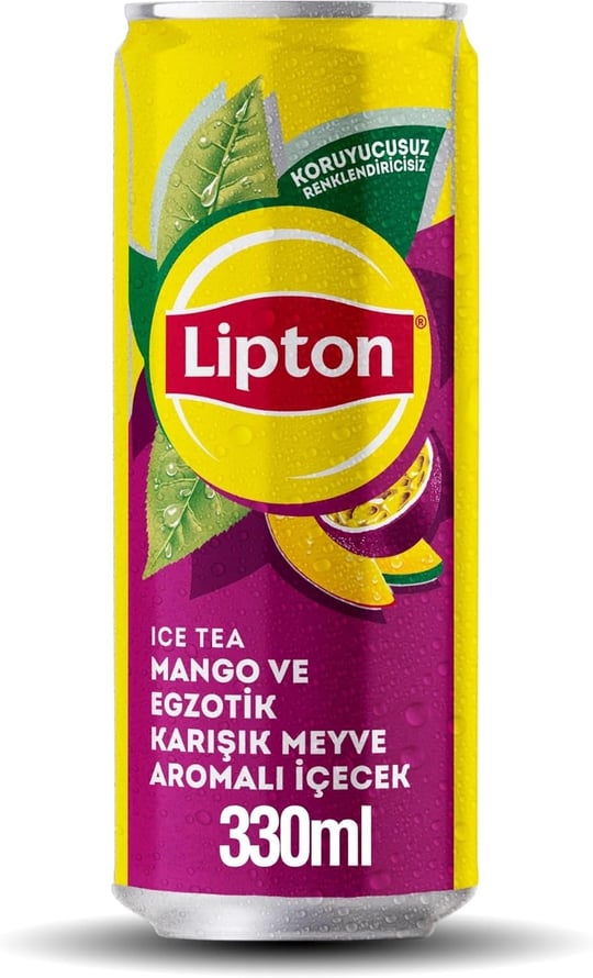 Lipton Ice Tea Mango Ve Egzotik Meyveler İçecek 330 ml 2li paket - Seçenekler: 1 Adet, 2 Adet