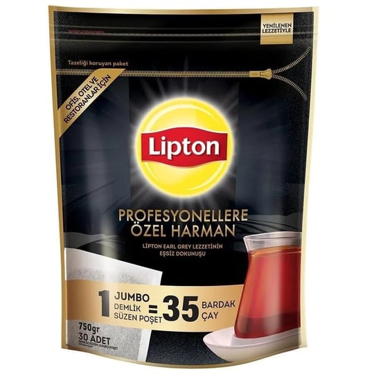 Lipton Profesyonellere Özel Jumbo Demlik Poşet Çay, 35 bardak, 750 G (30x25G)