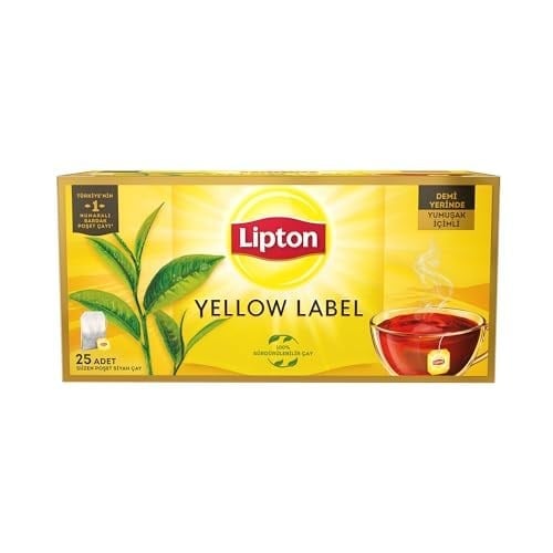 Lipton Yellow Label Bardak Poşet Çay 25li Paket