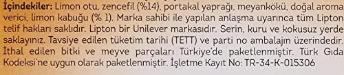 Lipton Zencefil Ve Limon Bardak Poşet Bitki Çayı 20li Paket