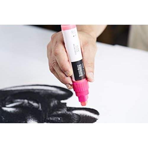 Liquitex 4610660 Profesyonel Boya Kalemi, Karbon Siyahı, Acrylmarker 2-4 mm Spitze - Seçenekler: 1 stück (1er Pack), 1 Count (Pack of 3)...